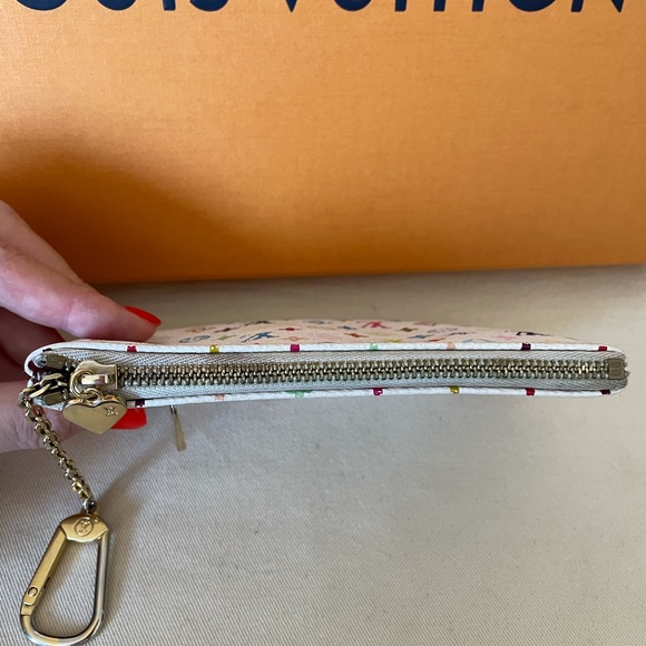 Louis Vuitton Multicolor Pochette Plate Rare Auth - Picture 7 of 16